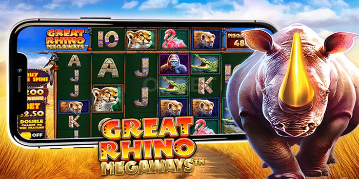 Slot Great Rhino Megaways Maxwin dengan Free Spin Melimpah